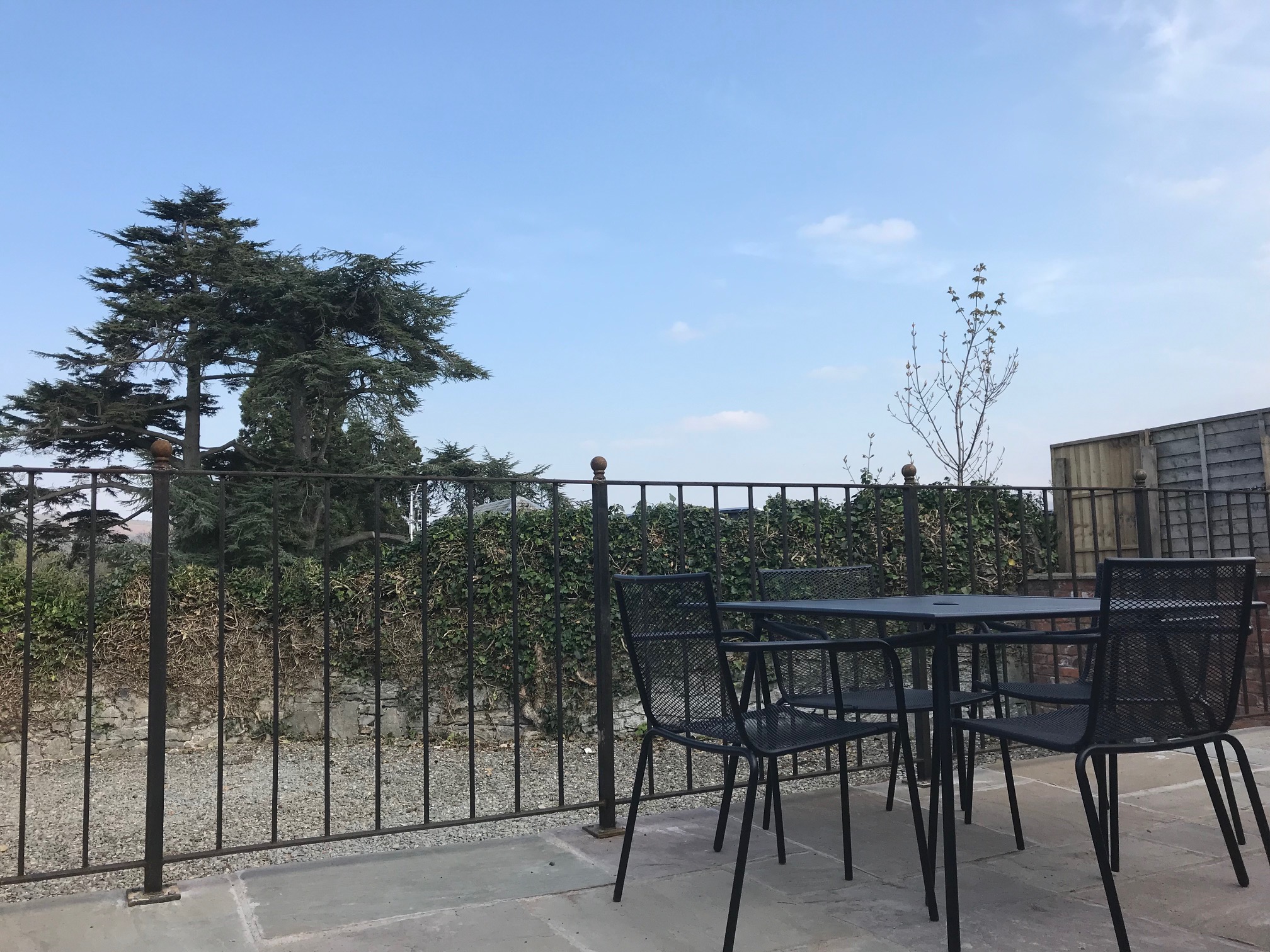 Clwyd Cottage Rear Patio