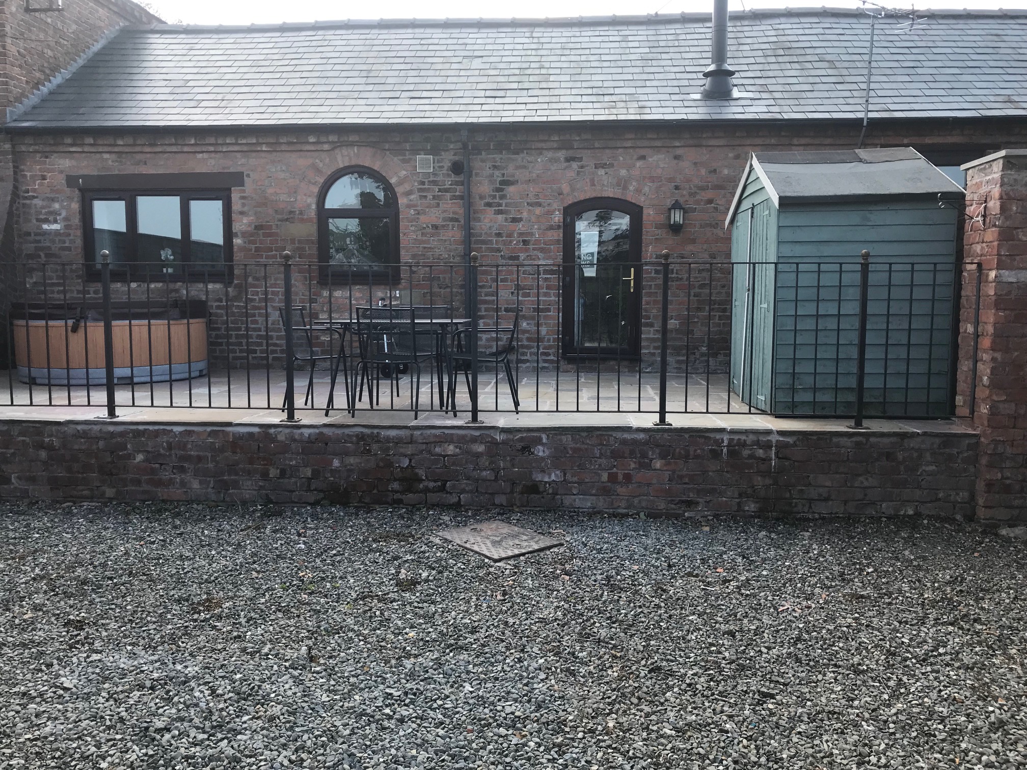 Clwyd Cottage Rear Patio