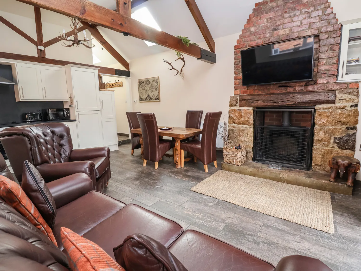 Gamekeepers Cottage Open Plan Living Area