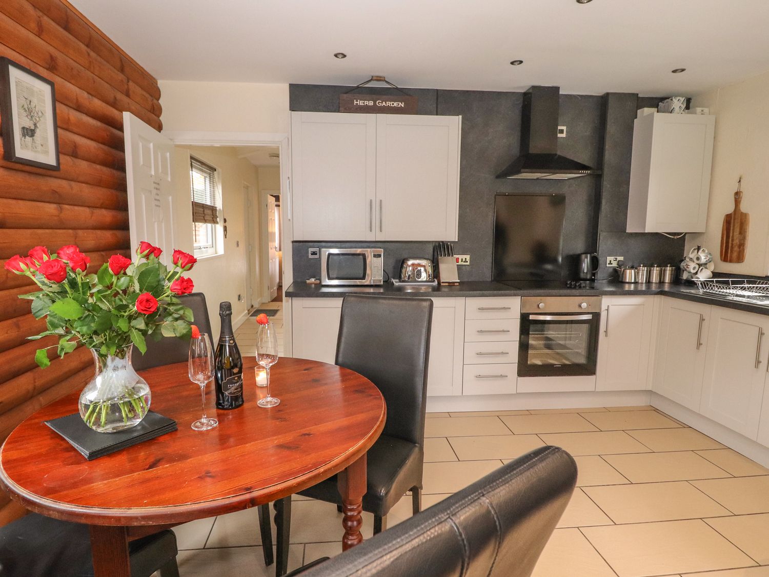 The Fallows dining room and kitchen